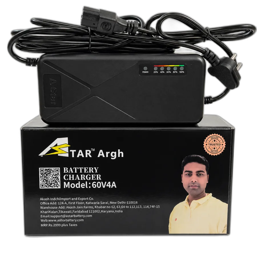 Astar 60V EV Charger for Electric Scooter